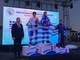 Ο Εθνικός Υμνος ακούστηκε στην Τουρκία στο Παγκόσμιο Πρωτάθλημα ιστιοπλοϊας Techno 293