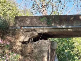Σοβαρή ανησυχία εκφράζει ο Α. Βασιλόπουλος γι’ ασφάλεια γεφυριού Διώνης
