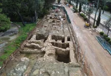 Αποκαλύφθηκε εντυπωσιακό ρωμαϊκό συγκρότημα με στοές στη Βασιλίσσης Όλγας (φωτο)